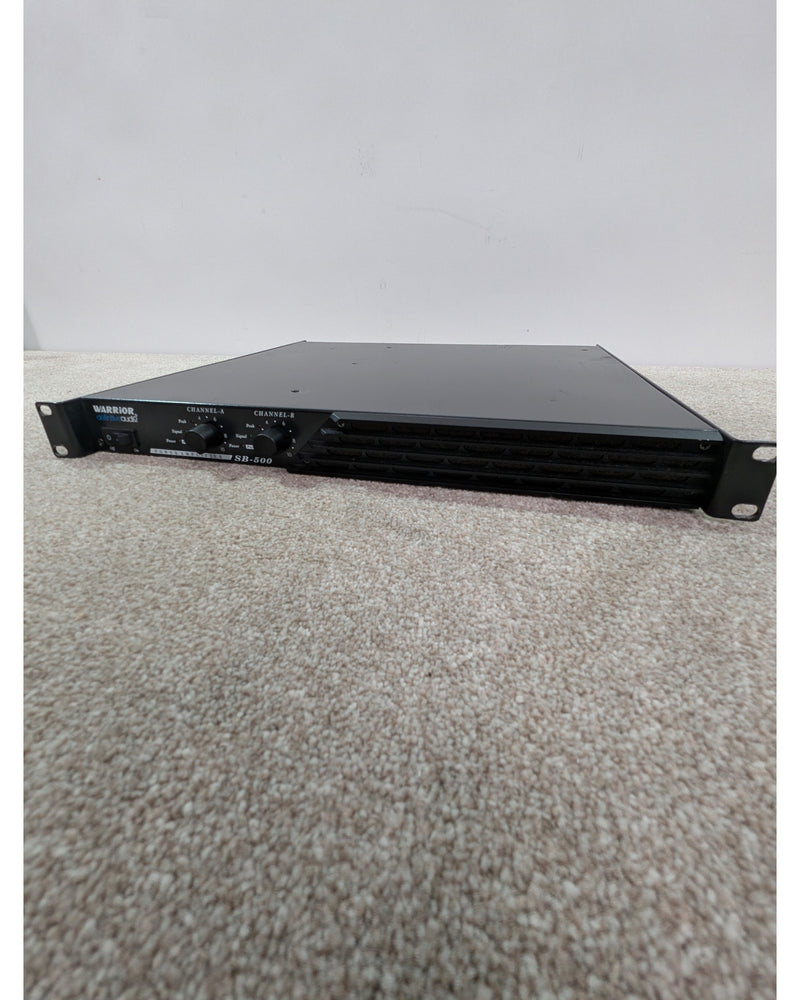 Warrior SB-500 - Power Amplifier - Black - Good - image 6