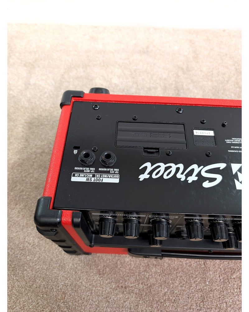 Roland Cube Street Amp - Guitar Amplifier - Red - Very Good w/ Soft Case - image 2