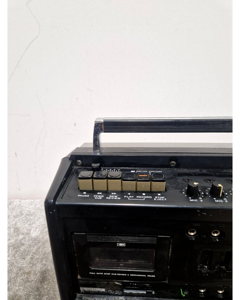 TOA WA-520C - Radio Cassette Recorder - Black - Good - Image 7