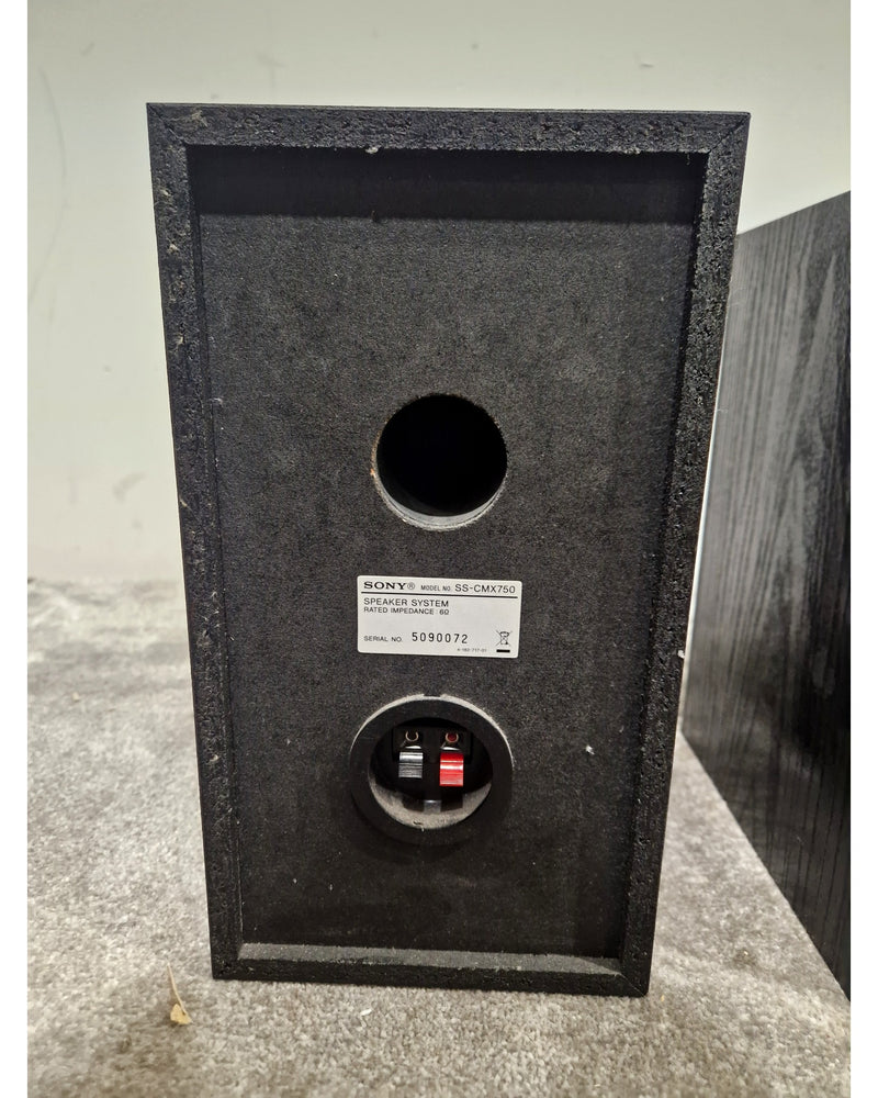 Sony SS-CMX750 - Speakers - Pair - Black - Good - Image 3