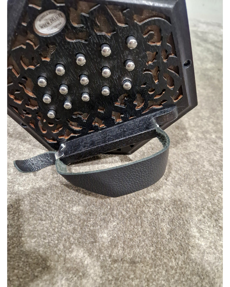 Wren Deluxe Concertina - Concertina - Black - Excellent w/ Hard Case & Original Box - Image 5