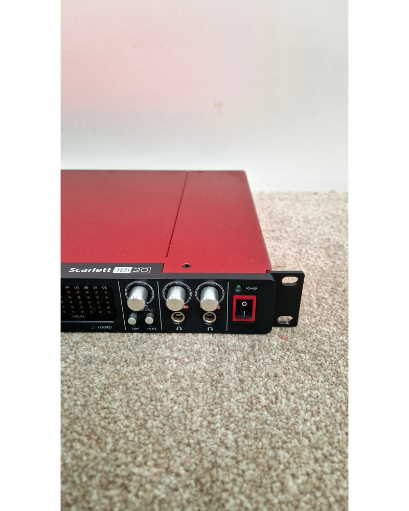 Focusrite Scarlett 18i20 1st Gen - Audio Interface - Red - Good w/ Original Box - image 6