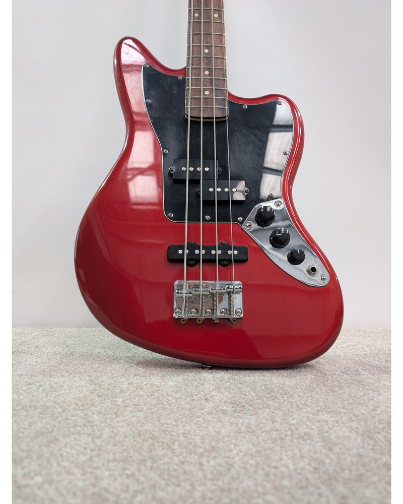 Squier Vintage Modified Jaguar Bass Special SS - Bass Guitar - Red - Very Good - image 3