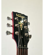 Vintage VS6 - Electric Guitar - Cherry Red - Very Good w/ Hard Case & Soft Case - Image 11
