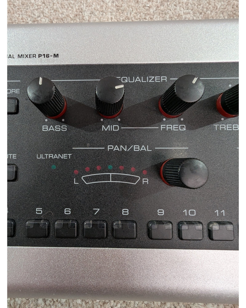 Behringer Powerplay P16-M - Mixer - Silver/Black - Good w/ Power Supply - image 14