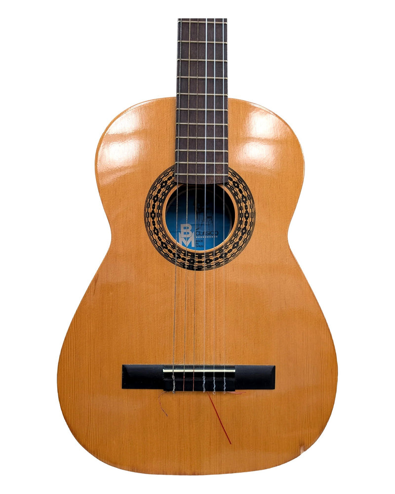 BM Clasico - Classical Guitar - Natural - Good w/ New Strings & Soft Case - image 1