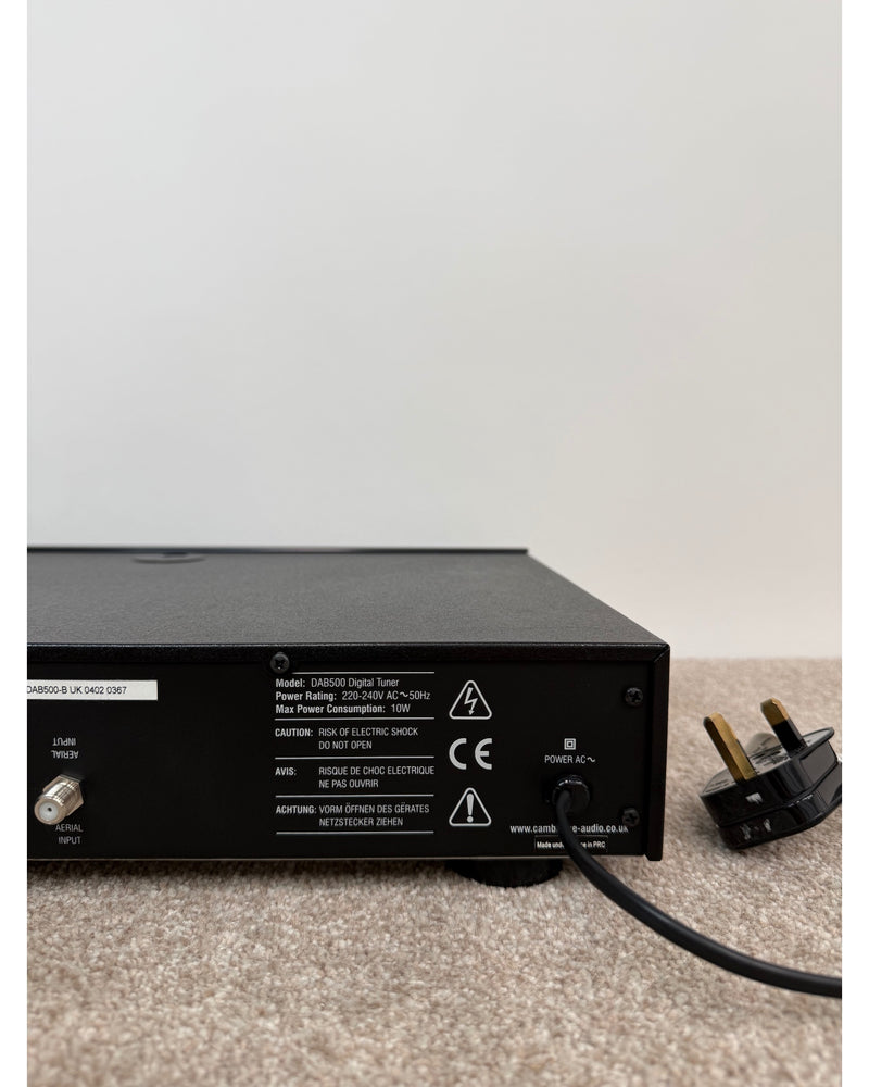 Cambridge Audio DAB500 - Hi-Fi Tuner - Black - Very Good w/ Manuals & Remote Control - image 11