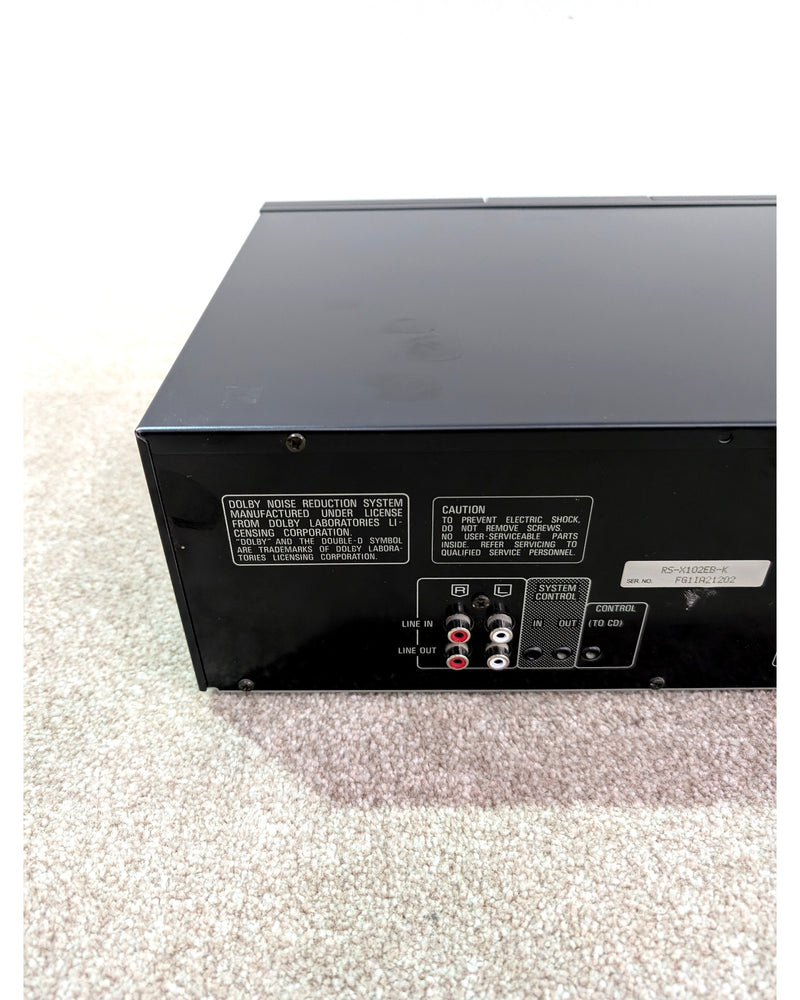 Technics RS-X102 - Cassette Deck - Black - Good w/ Original Box & Manuals - image 13