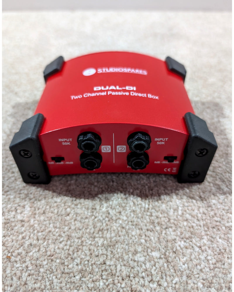 Studiospares Dual-DI - DJ Equipment - Red - Like New w/ Original Box & Manuals - image 2
