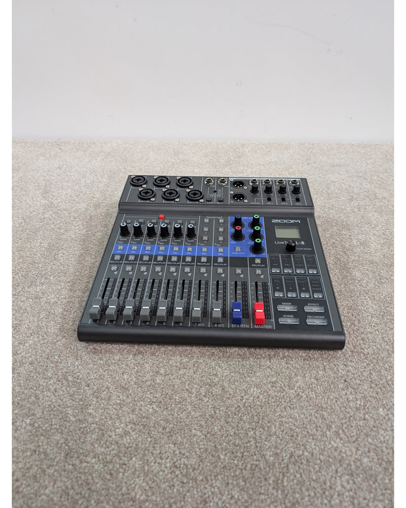 Zoom LiveTrak L-8 - Mixer - Excellent w/ Original Box, Manuals, Power Supply - image 3