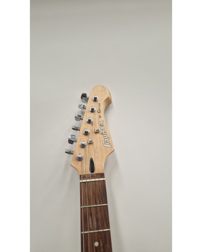 Cruiser by Crafter ST-200 - Electric Guitar - Blue - Good w/ Soft Case - image 9