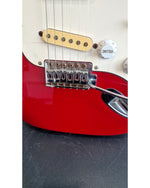 Squire Stratocaster 1995 - Red - Made IN China Electric Guitar - Classic Design - Good w/ Soft Case - Image 7