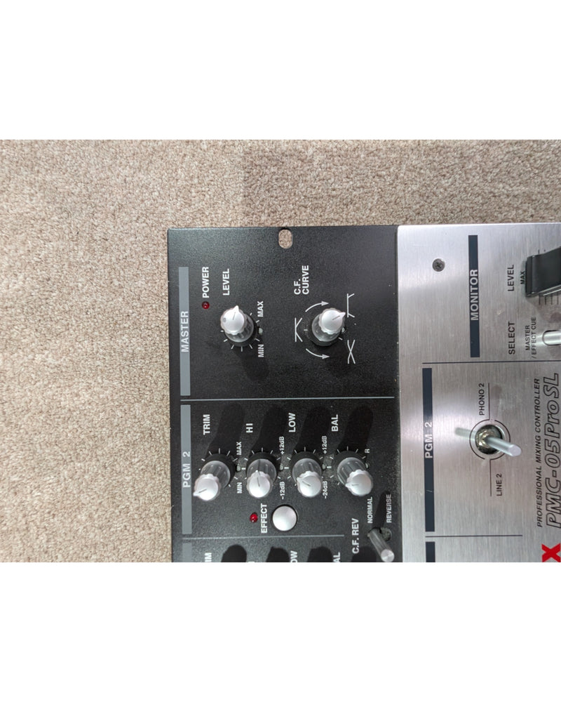 Vestax PMC-05Pro SL - DJ Equipment - Silver/Black - Very Good w/ Power Supply - image 8