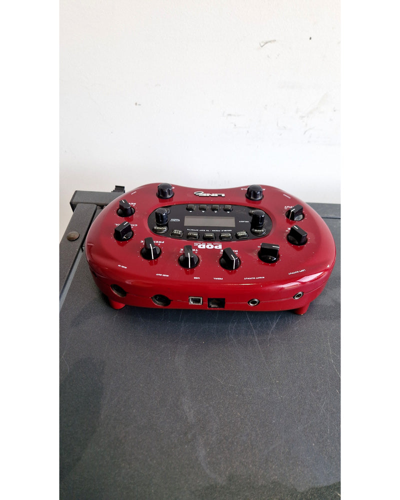 Line 6 POD XT - Effects Pedal - Red - Excellent w/ power supply - image 5
