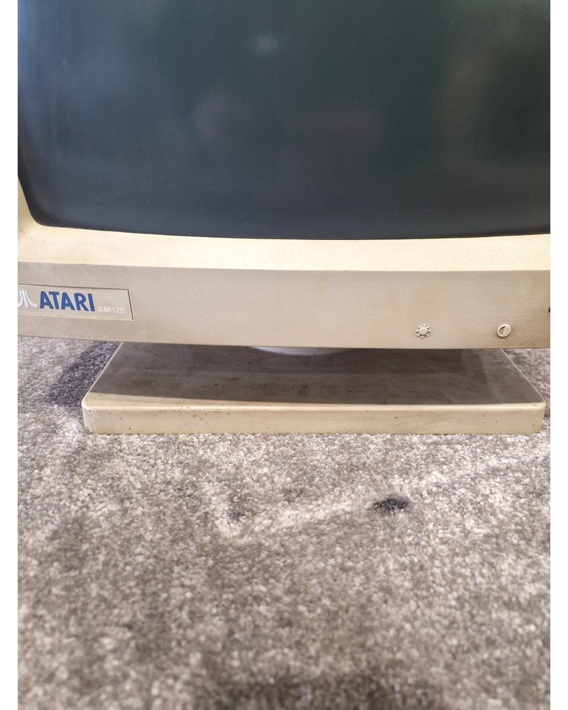 Atari SM125 Monitor - Grey – Monitor - Fair - Image 10