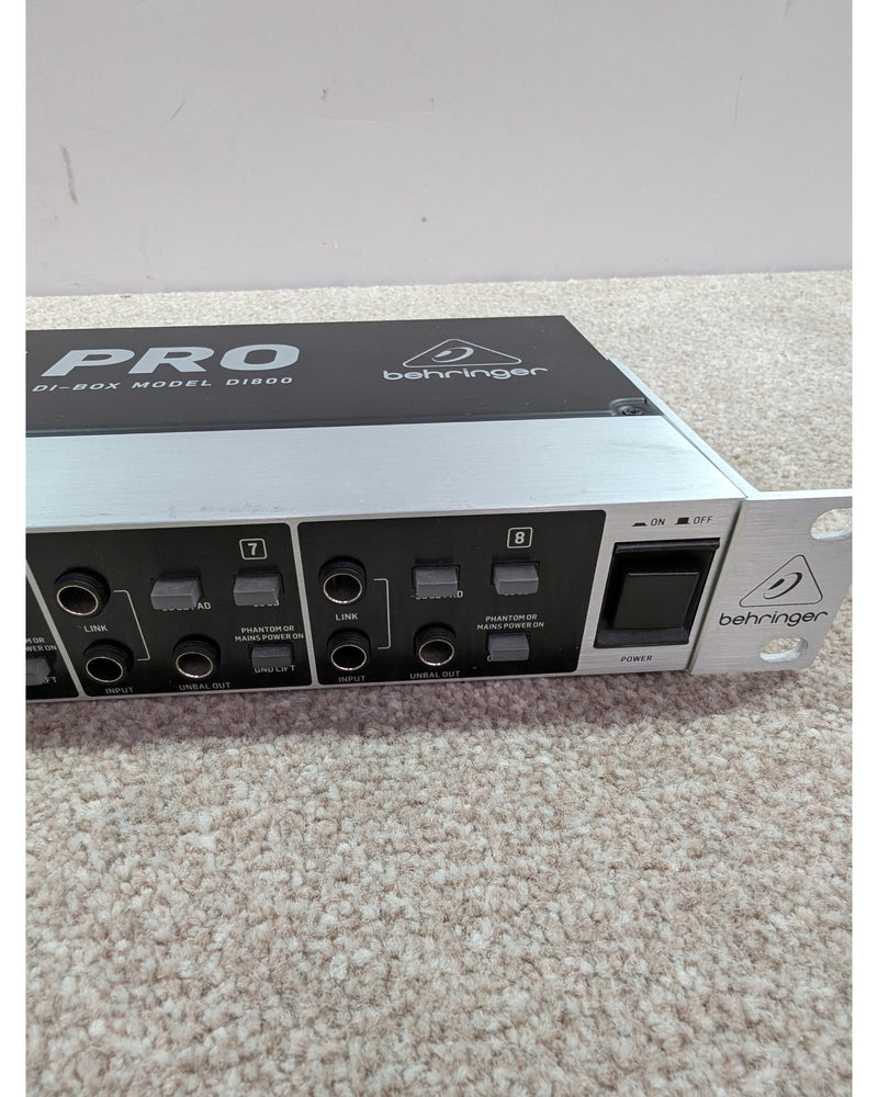 Behringer Ultra DI Pro DI800 - Audio Interface - Excellent w/ Original Box & Manuals - image 8