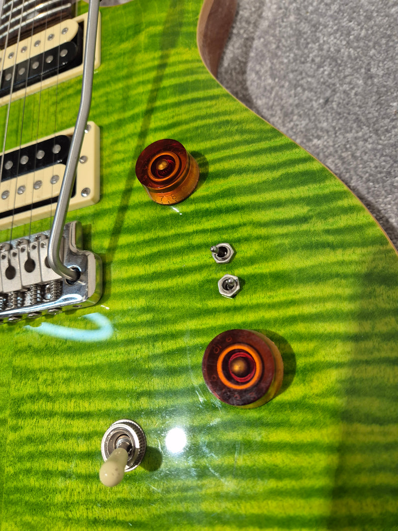 PRS SE Custom 24/08 Eriza Verde Green Electric Guitar - Image 3