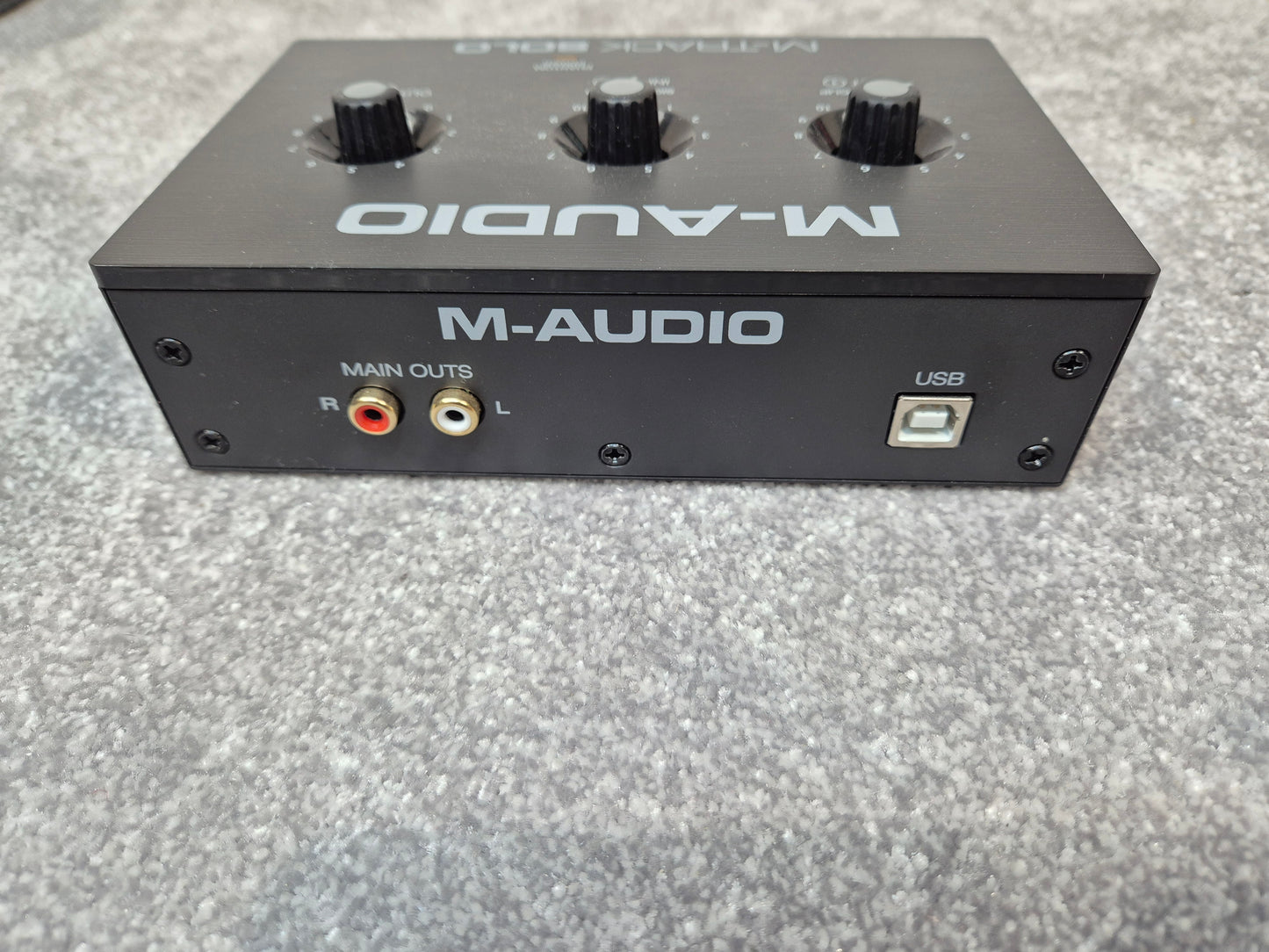 M-Audio M-Track Solo Audio Interface w/ Original Box and USB Cable