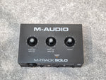 M-Audio M-Track Solo Audio Interface w/ Original Box and USB Cable - Image 1