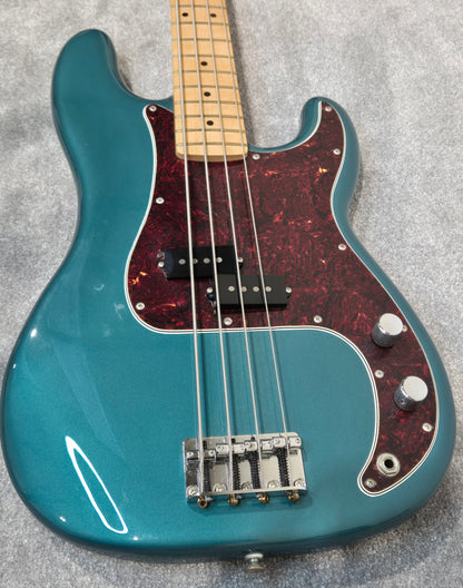 Fender Mexican Precision Bass - Ocean Turquoise - Electric Bass Guitar With Gator Hard Case