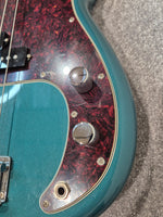 Fender Mexican Precision Bass - Ocean Turquoise - Electric Bass Guitar With Gator Hard Case - Image 9