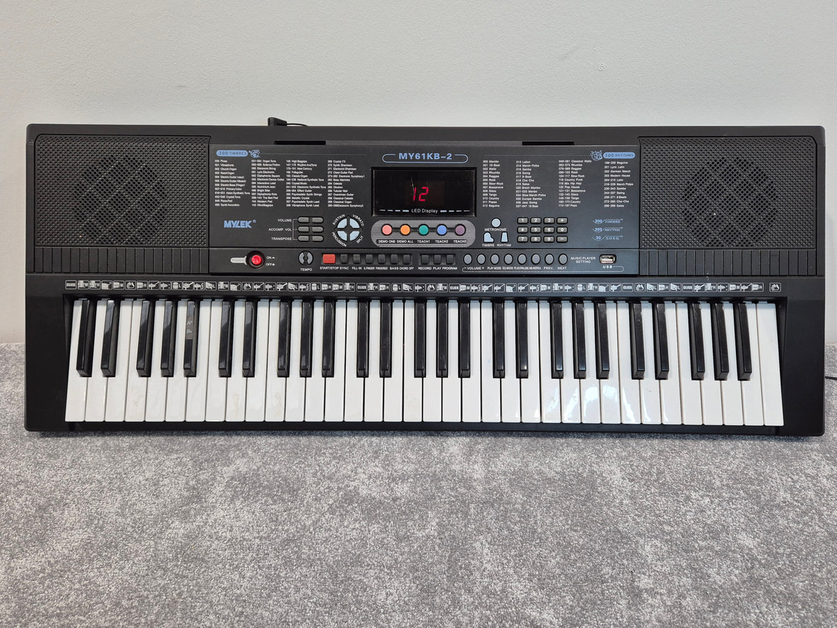 MYLEK MY61KB2 - 61 Key Electronic Keyboard - Black