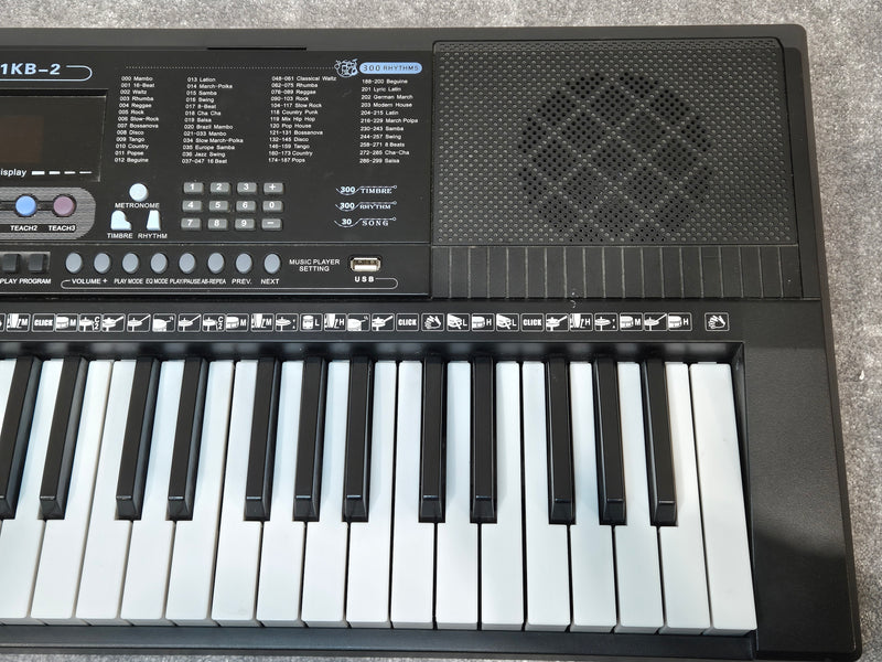 MYLEK MY61KB2 - 61 Key Electronic Keyboard - Black - Image 3