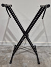 Crystals Double Braced X Frame Music Piano Keyboard Stand - Photo 1