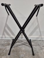 Crystals Double Braced X Frame Music Piano Keyboard Stand - Image 1