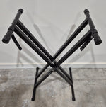 Crystals Double Braced X Frame Music Piano Keyboard Stand - Image 2