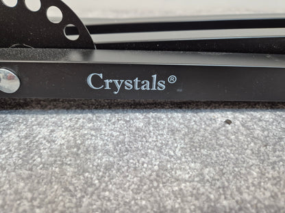 Crystals Double Braced X Frame Music Piano Keyboard Stand