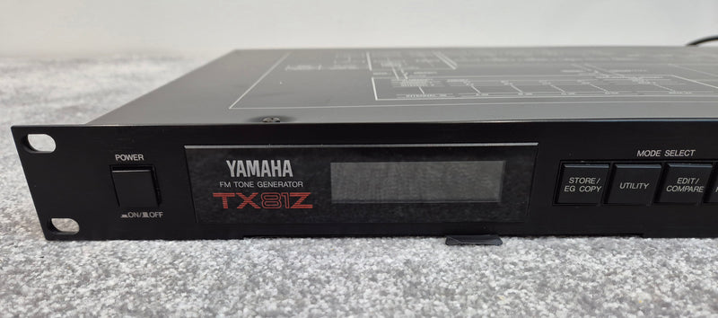 Yamaha TX81Z - Rack Mounted Frequency Modulation Music Synthesizer - Image 2