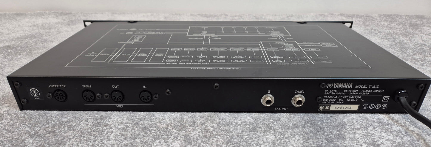 Yamaha TX81Z - Rack Mounted Frequency Modulation Music Synthesizer