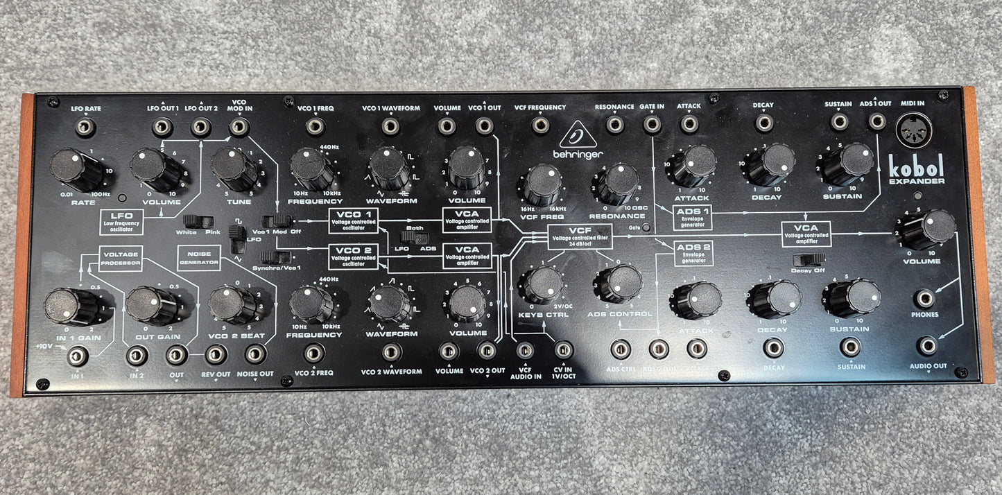 Behringer Kobol Expander - Semi-Modular Analog Synthesizer - Original Box