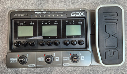 Zoom G3X - Multi-Effects Guitar Pedal - Original Box + Power Adapter