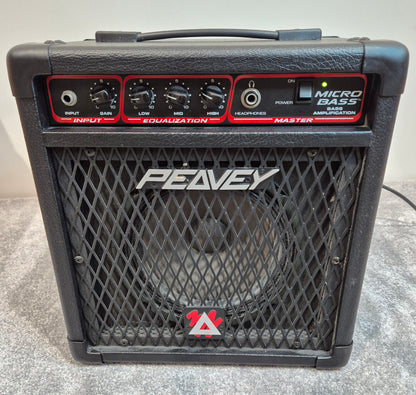 Peavey Micro Bass - Black/Red - Compact Bass Combo Amplifier
