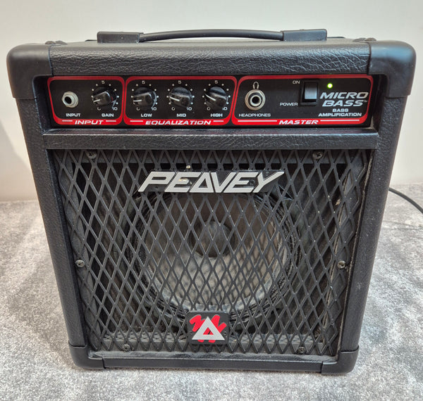 Peavey Micro Bass - Black/Red - Compact Bass Combo Amplifier