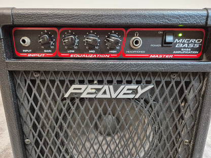 Peavey Micro Bass - Black/Red - Compact Bass Combo Amplifier