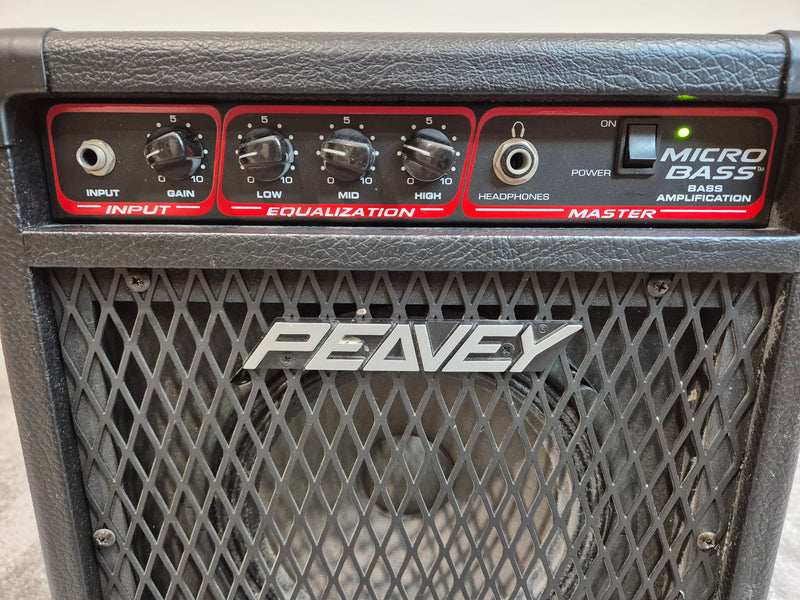 Peavey Micro Bass - Black/Red - Compact Bass Combo Amplifier - Image 2