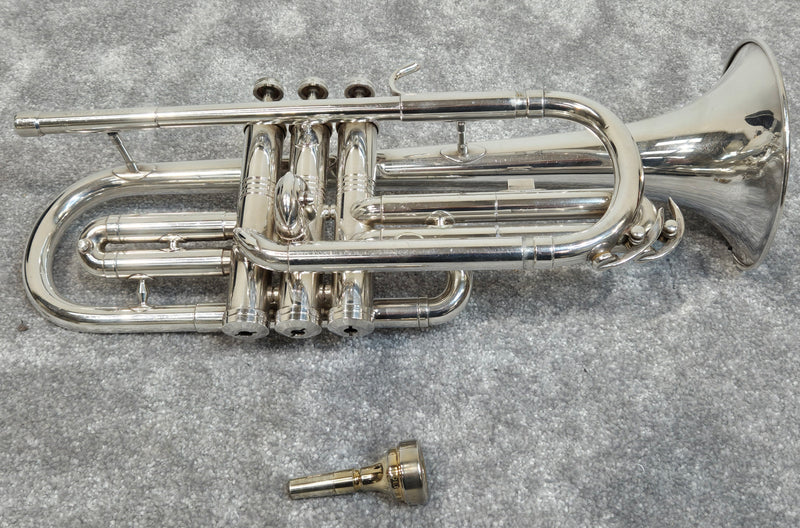 Conn Director Trumpet - Silver - 8-Inch Bell - Original Hard Case - Image 1
