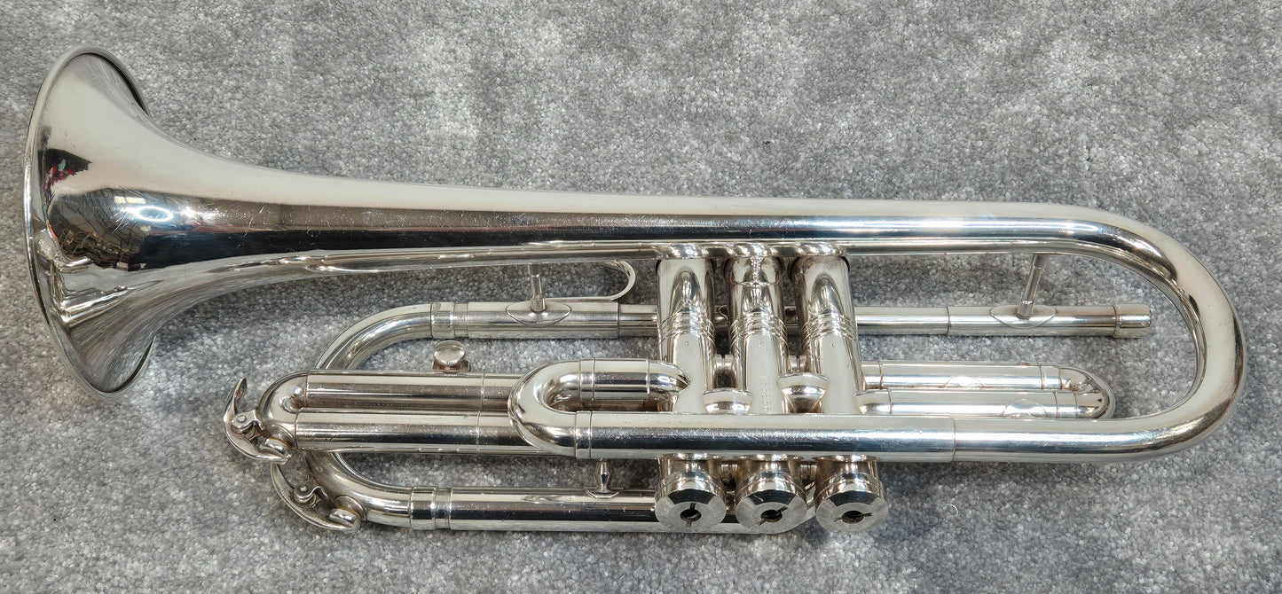 Conn Director Trumpet - Silver - 8-Inch Bell - Original Hard Case