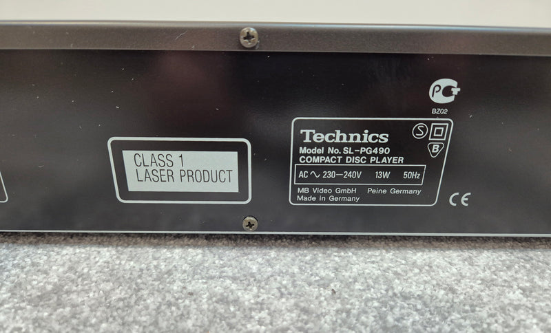 Technics SL-PG490 CD Player - Black - Stereo Hi-Fi CD Player - Image 5