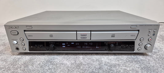 Sony CD Recorder RCD-W100 - 2-Disc CD-RW Recorder