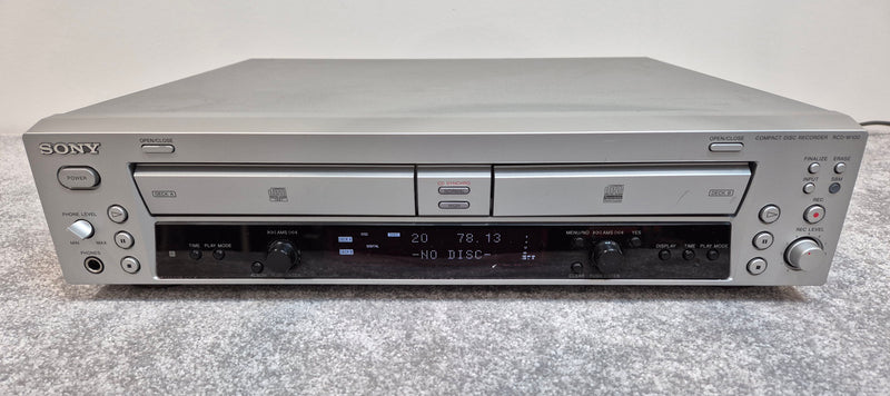 Sony CD Recorder RCD-W100 - 2-Disc CD-RW Recorder - Image 1
