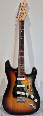 Aria STG Series - Strat Style Electric Guitar - Custom Pickguard - Image 2