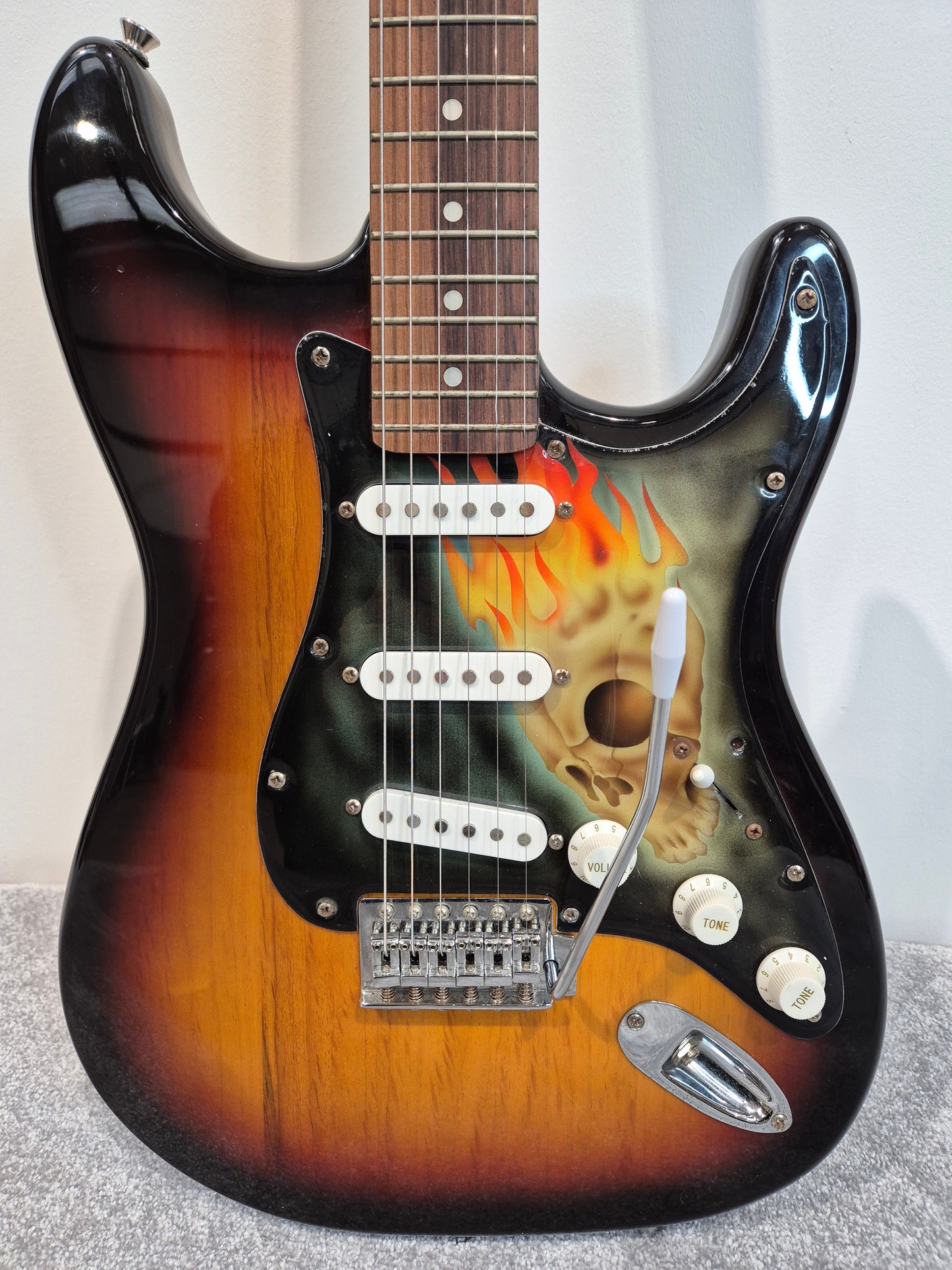 Aria STG Series - Strat Style Electric Guitar - Custom Pickguard