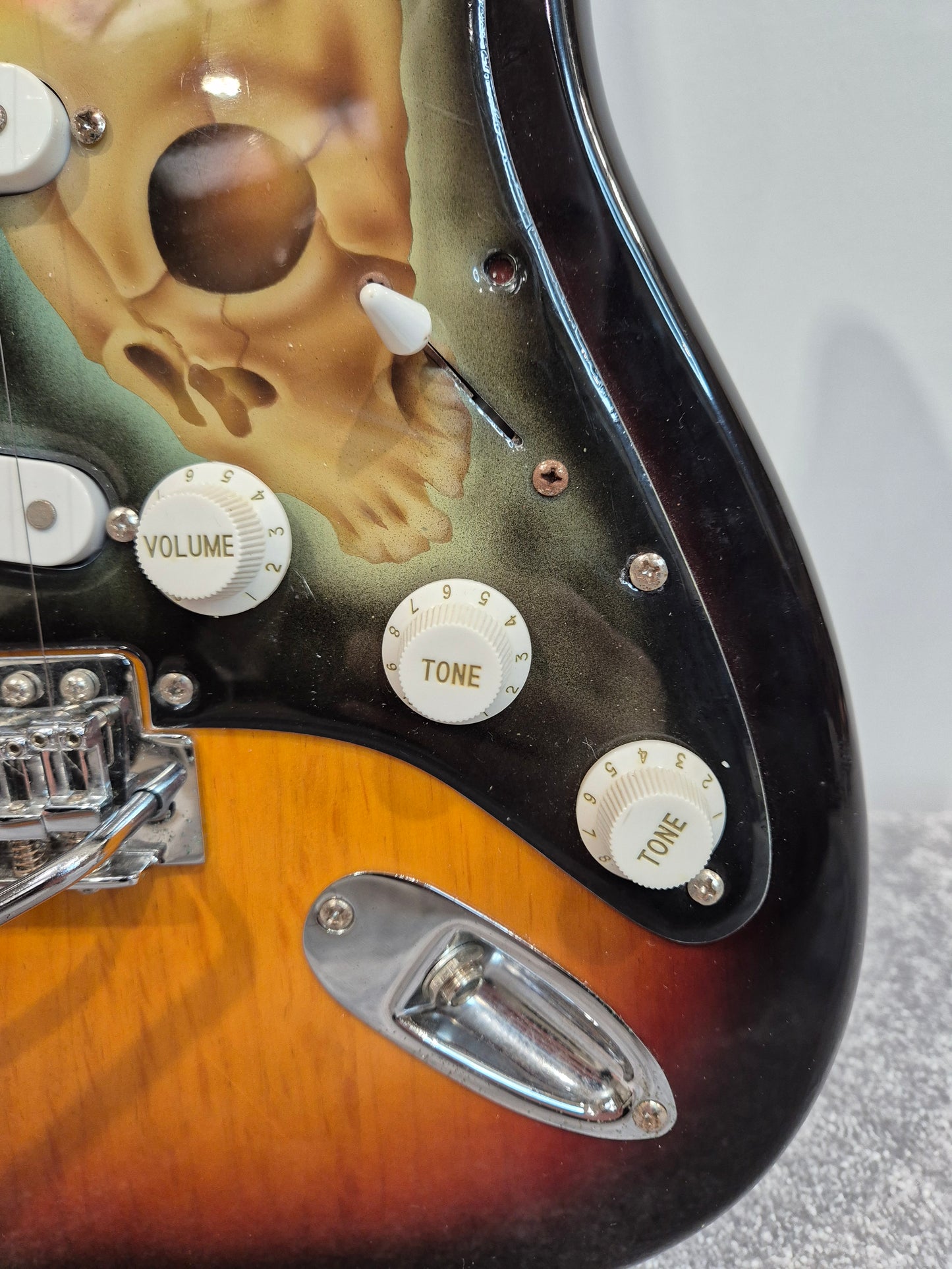 Aria STG Series - Strat Style Electric Guitar - Custom Pickguard