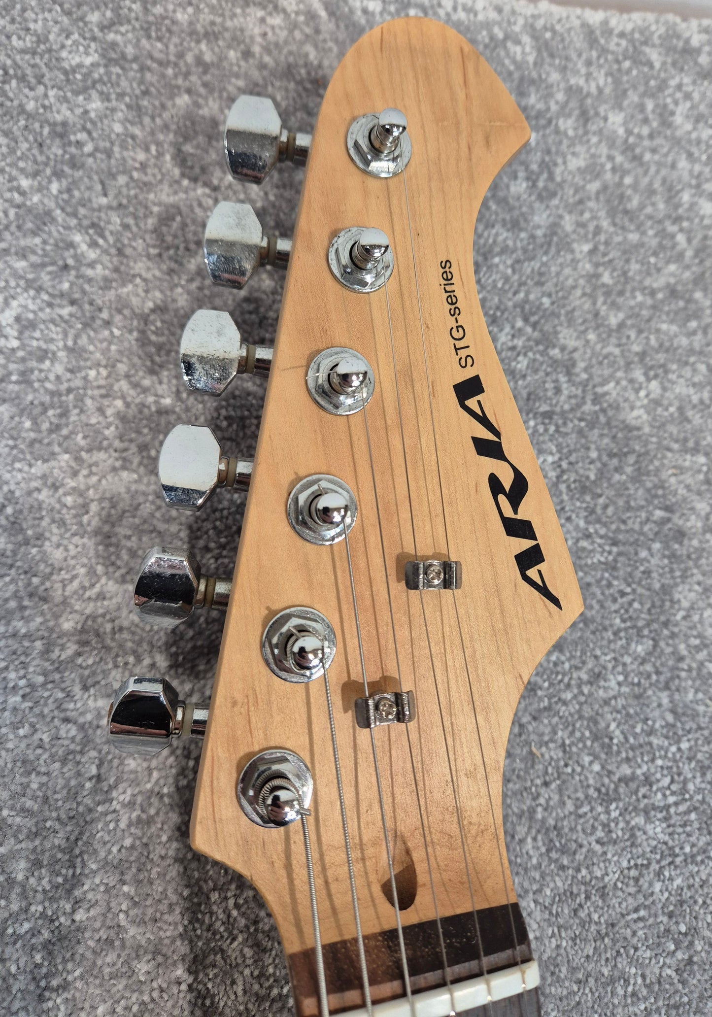 Aria STG Series - Strat Style Electric Guitar - Custom Pickguard