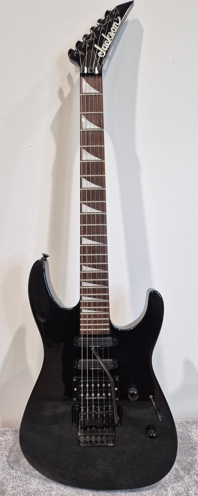 Jackson SL3 Soloist 2001 Electric Guitar - Black - Made in Japan - Image 2