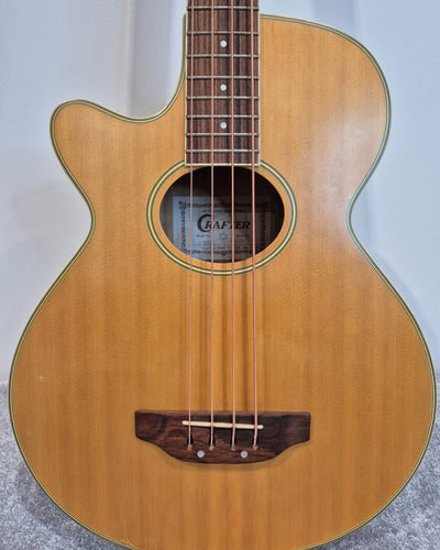 Crafter BA400EQL - Acoustic Bass Guitar - Left-Handed - Soft Bag